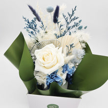 Load image into Gallery viewer, Sympathy Dried Flower Arrangements - Blue - Sydney Only