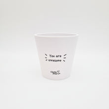 Load image into Gallery viewer, Awesome - Cheeky Plant Co. Positive Pot - 11cmD x 11cmH