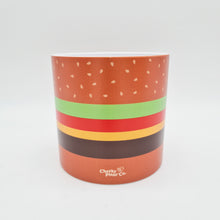 Load image into Gallery viewer, Burger - Cheeky Plant Co. Pot -12.5cmD x 12cmH