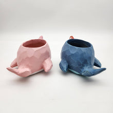 Load image into Gallery viewer, Blue and Pink Whales Duo Pots Pack