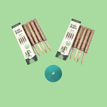 Load image into Gallery viewer, Coir Poles Duo with Velcro Plant Ties - Grow Bundle