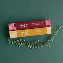 Load image into Gallery viewer, Cherry Hazelnut Dark Chocolate Nougat 100g