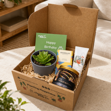 Load image into Gallery viewer, Birthday Succulent Pamper Gift Box
