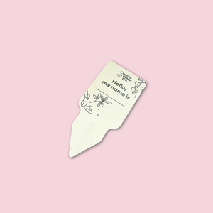 Plant Name Labels - "Hello my name is ___ "