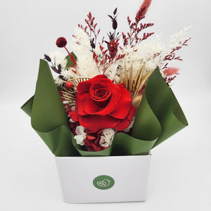 Sympathy Dried Flower Arrangements - Red - Sydney Only