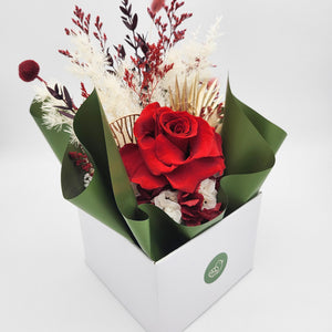 Birthday Dried Flower Arrangements - Red - Sydney Only