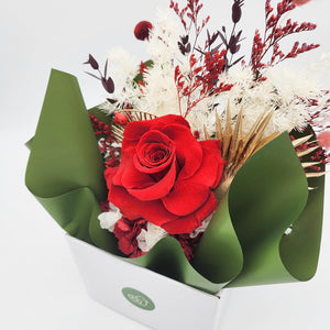 Sympathy Dried Flower Arrangements - Red - Sydney Only