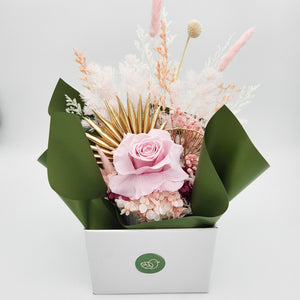 Birthday Dried Flower Arrangements - Pink - Sydney Only