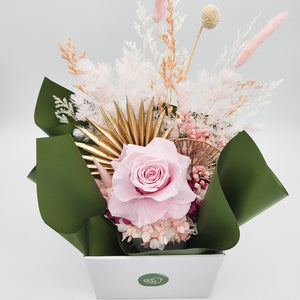 Baby Dried Flower Arrangements - Pink - Sydney Only