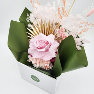 Baby Dried Flower Arrangements - Pink - Sydney Only