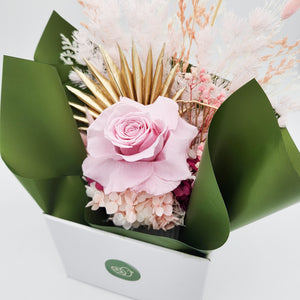 Baby Dried Flower Arrangements - Pink - Sydney Only