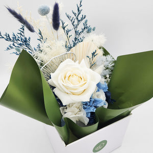 Thank You Dried Flower Arrangements - Blue - Sydney Only