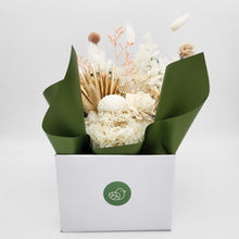 Load image into Gallery viewer, Sympathy Dried Flower Arrangements - White - Sydney Only
