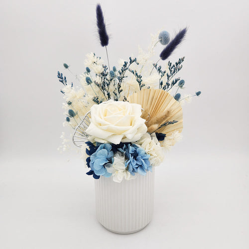 Thank You Dried Flower Arrangements - Blue - Sydney Only