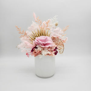 Baby Dried Flower Arrangements - Pink - Sydney Only