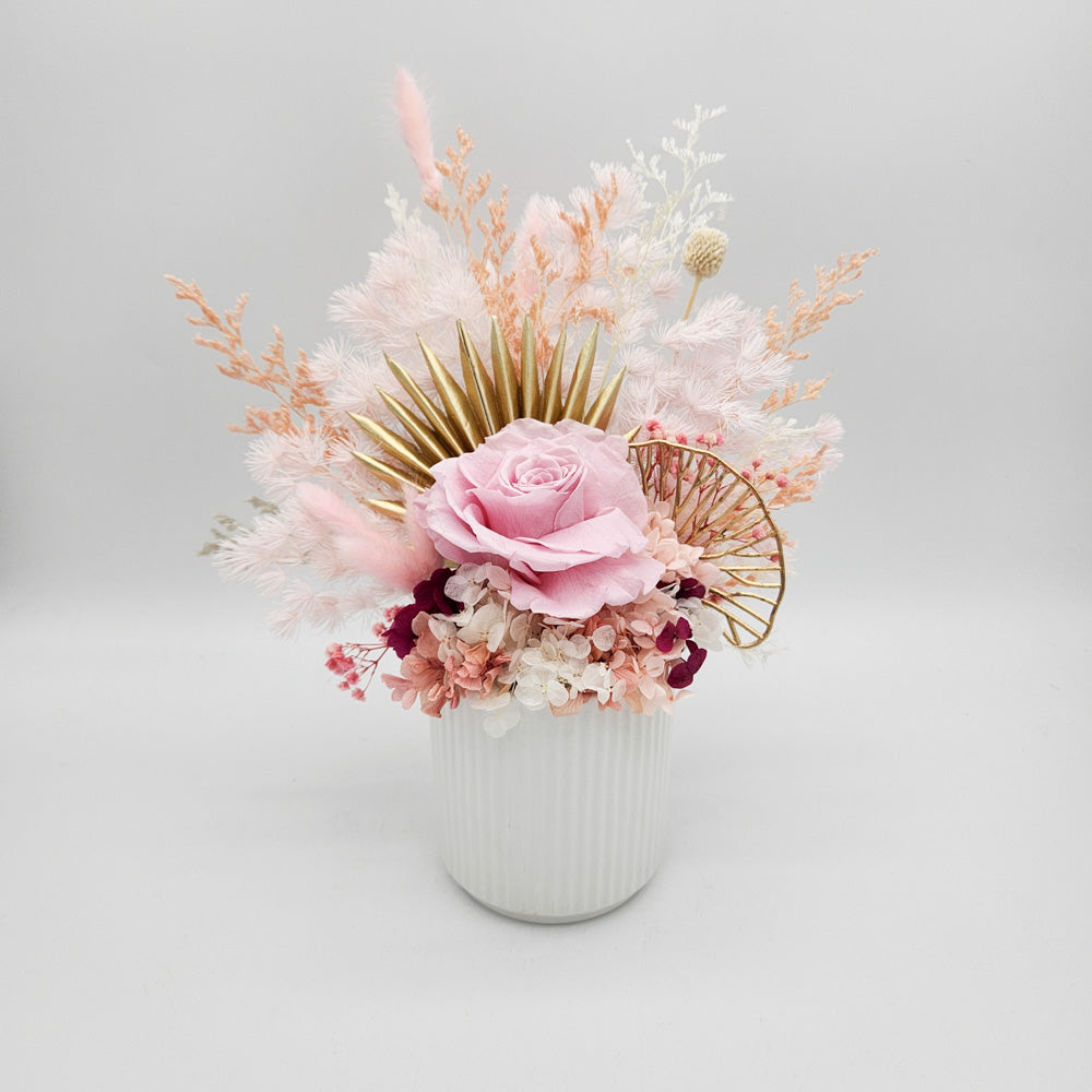 Baby Dried Flower Arrangements - Pink - Sydney Only