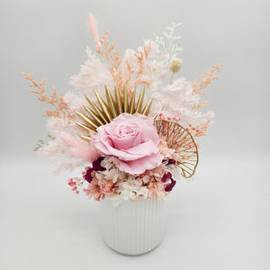 Baby Dried Flower Arrangements - Pink - Sydney Only