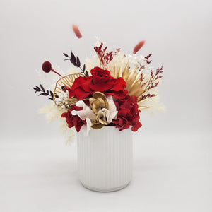 Sympathy Dried Flower Arrangements - Red - Sydney Only