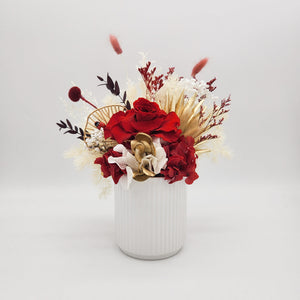 Sympathy Dried Flower Arrangements - Red - Sydney Only