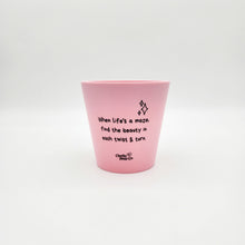Load image into Gallery viewer, When Life&#39;s a Maze - Cheeky Plant Co. Positive Pot - 11cmD x 11cmH
