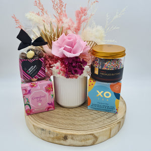 Pink Dried Floral Gift Hamper - Sydney Only