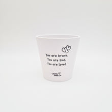 Load image into Gallery viewer, Brave - Cheeky Plant Co. Positive Pot - 11cmD x 11cmH
