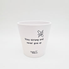 Load image into Gallery viewer, Strong - Cheeky Plant Co. Positive Pot - 11cmD x 11cmH
