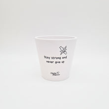 Load image into Gallery viewer, Strong - Cheeky Plant Co. Positive Pot - 11cmD x 11cmH

