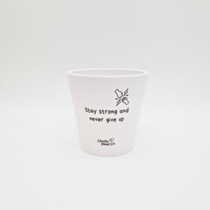 Strong - Cheeky Plant Co. Positive Pot - 11cmD x 11cmH