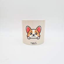 Load image into Gallery viewer, Corgi Dog - Cheeky Plant Co. Pot -12.5cmD x 12cmH
