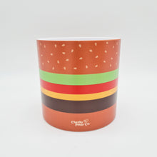 Load image into Gallery viewer, Burger - Cheeky Plant Co. Pot -12.5cmD x 12cmH
