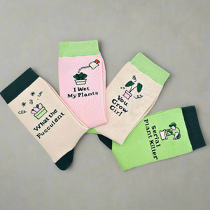 Plant Lover Socks 4 Pack - Cheeky Plant Co.