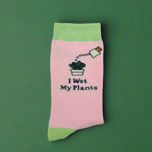 Plant Lover Socks - I Wet My Plants - Cheeky Plant Co.