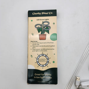 Three Rings Grow Lights - Pink White - Cheeky Plant Co.