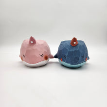 Load image into Gallery viewer, Blue and Pink Whales Duo Pots Pack

