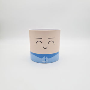 Face Swapping Pot - Moody Boyfriend - Cheeky Plant Co. Pot - 12.5cmD x 12cmH