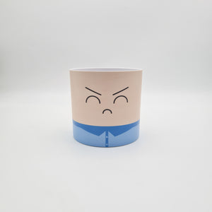 Face Swapping Pot - Moody Boyfriend - Cheeky Plant Co. Pot - 12.5cmD x 12cmH