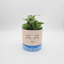 Load image into Gallery viewer, Face Swapping Pot - Moody Boyfriend - Cheeky Plant Co. Pot - 12.5cmD x 12cmH
