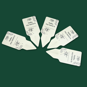 Plant Name Labels - "Hello my name is ___ "