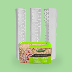 White Moss Poles & Sphagnum Moss Bundle
