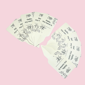 Plant Name Labels - "Hello my name is ___ "