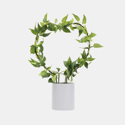 Black Iron Plant Trellis - Heart (24x34cmH)