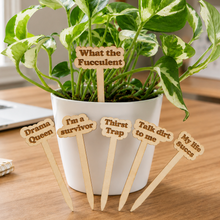 Load image into Gallery viewer, Cheeky Plant Markers (Pack of 6) - Cheeky Plant Co.
