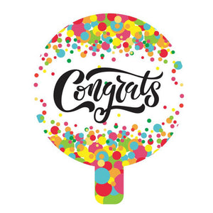 Congrats - Foil Balloon 9" (22.5cmD)