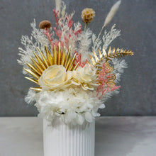 Load image into Gallery viewer, Sympathy Dried Flower Arrangements - White - Sydney Only
