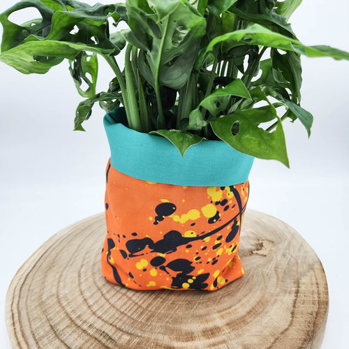 Fabric Pot Planters - Splatter Matter - Small - 12cm x 11cmH