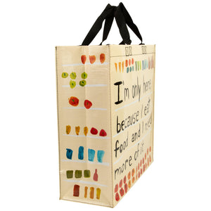 Shopper Bag - I'm Here Because I Eat