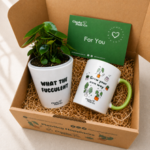 Load image into Gallery viewer, Cheeky Motivation - Plant Gift Box

