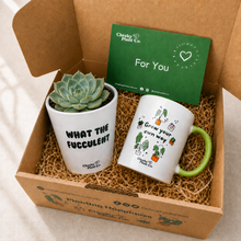 Load image into Gallery viewer, Cheeky Motivation - Succulent Gift Box
