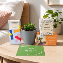 Load image into Gallery viewer, Pamper &amp; Care Succulent Gift Box
